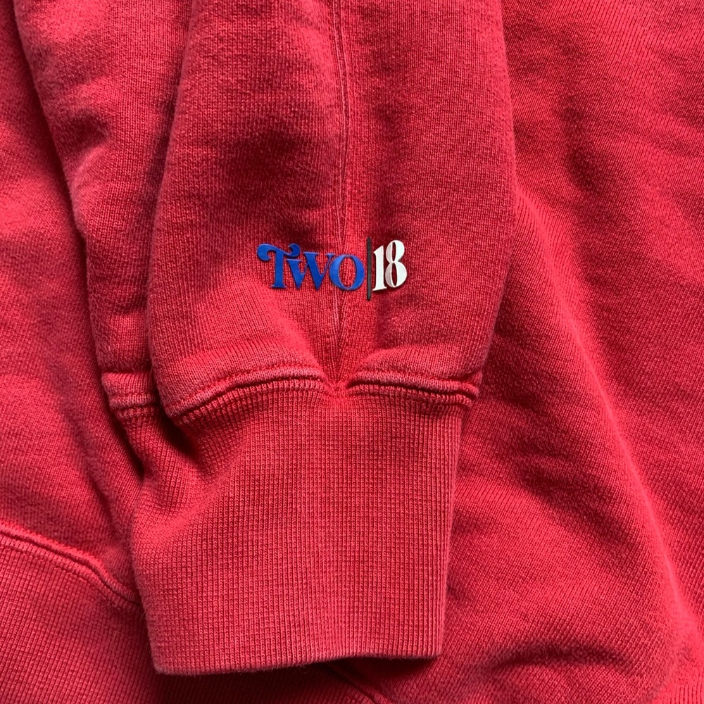 AIR JORDAN X TWO18‎ CREWNECK SWEATSHIRT WOMEN (GYM RED / COCONUT MILK) - Picture 8 of 10